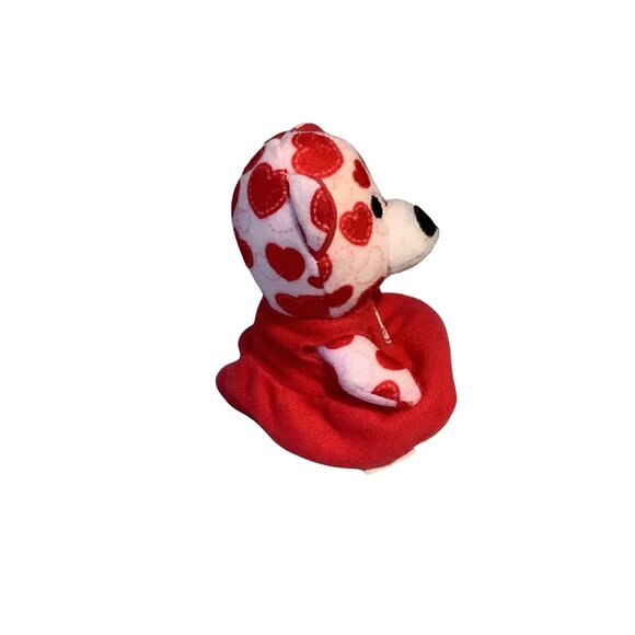 Build A Bear Workshop Bear 3” Red Friendship Dimples Teddy Hearts Stuffed Animal - Picture 4 of 5